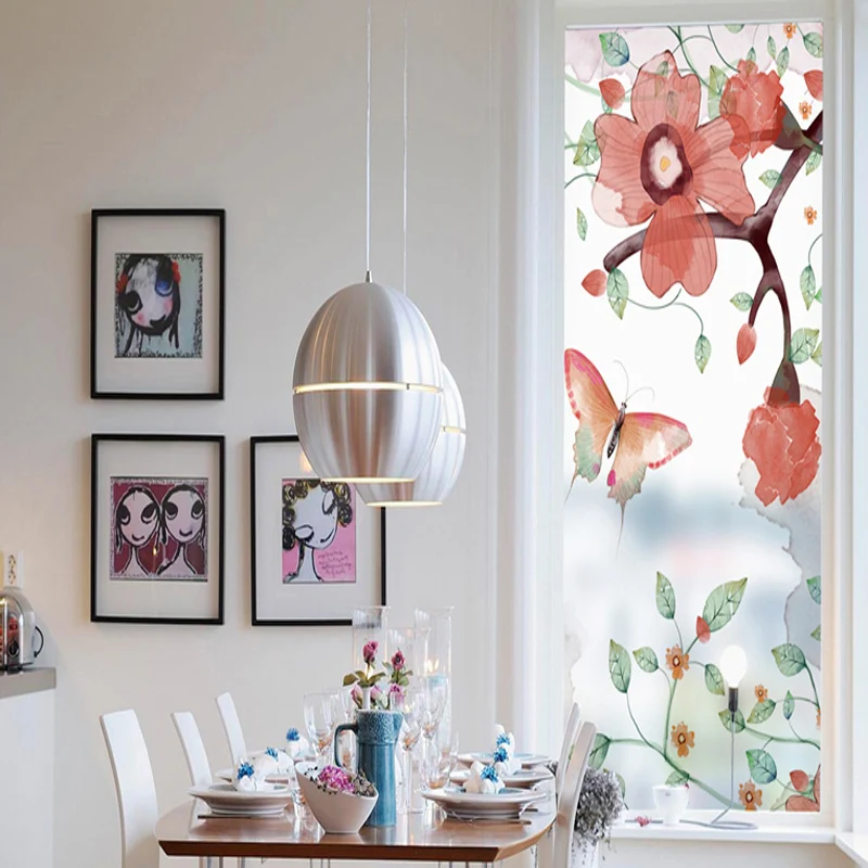 Стеклянная пленка для окон спальни на подоконник матовая Электростатическая