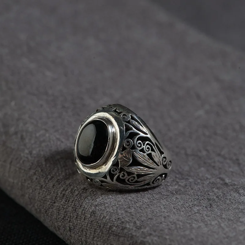FNJ 925 Серебряное кольцо с цветком новые кольца из искусственного камня S925