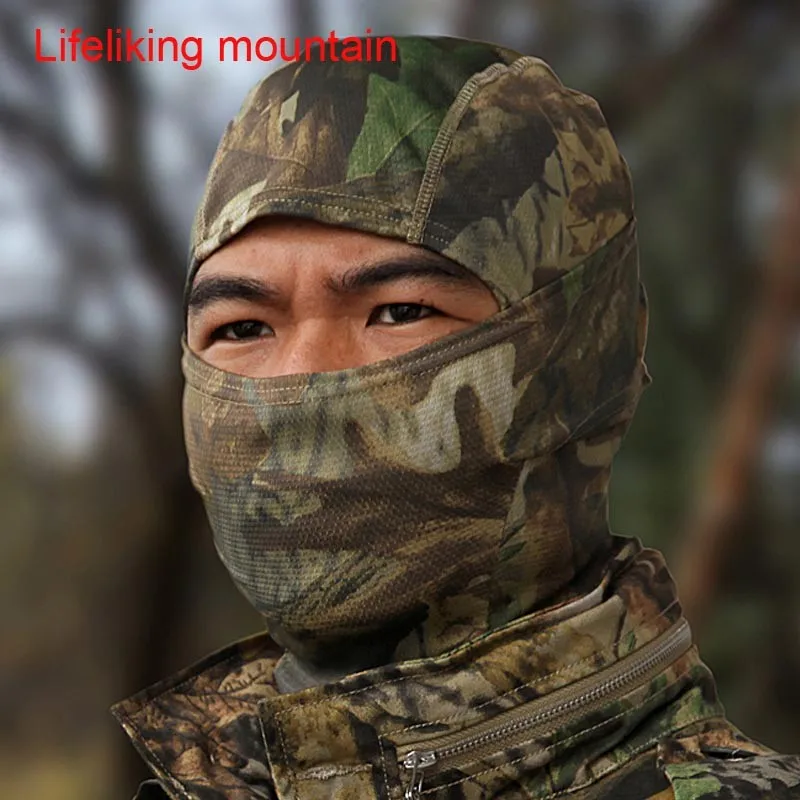 Военная Тактическая Охота Kryptek камуфляжная мотоциклетная Балаклава ghillie Костюмы маска ниндзя лицо Лыжная маска - Цвет: LM