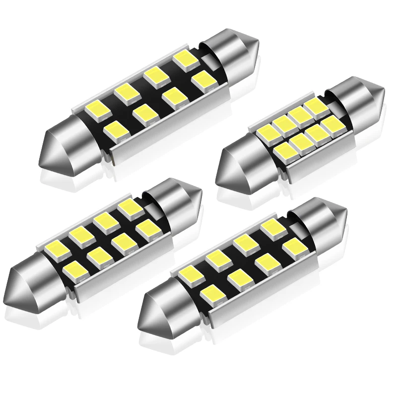 Автомобильный светодиодный светильник CANbus 2 шт. 31 мм 36 39 41 C5W C10W 2835 8 SMD 12