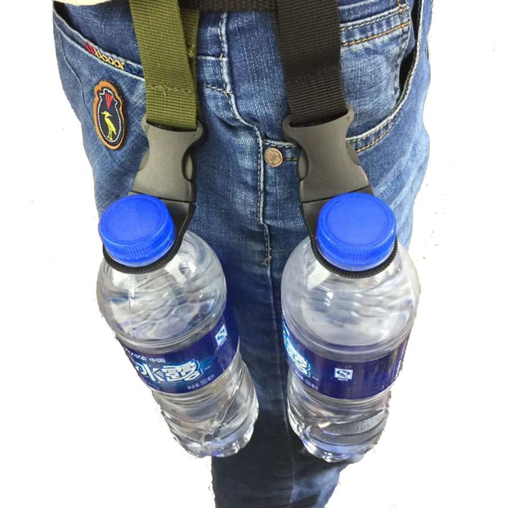 2 шт. Многофункциональный нейлоновый карабин для бутылки с водой|carabiner black|carabiner