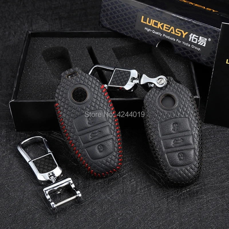 LUCKEASY Высокое качество Smart Key Keyless удаленный вход Fob чехол с брелок для Фольксваген Touareg
