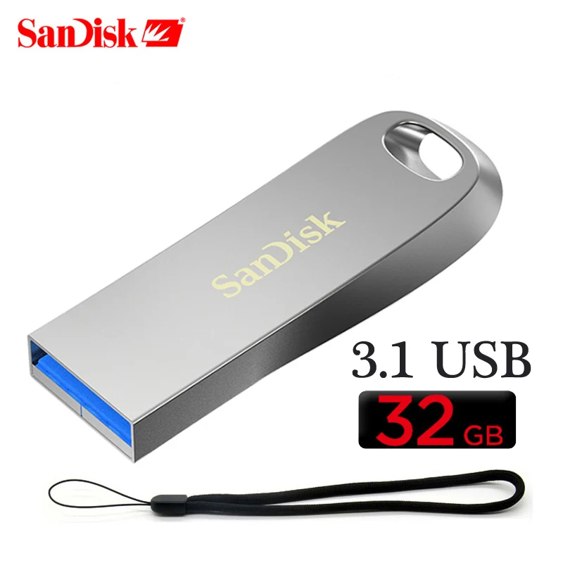 Флэш-накопитель SanDisk CZ74 USB 3 1 флэш-накопитель 32 ГБ 64 128 256 150 16 мини-диск для