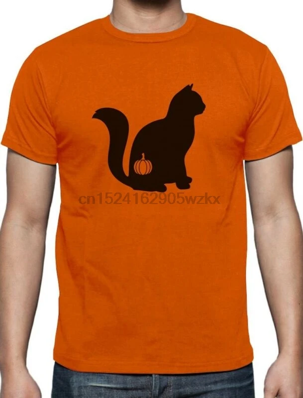 Хэллоуин кот Джек О 'фонарь в форме тыквы кошка Любовник футболка