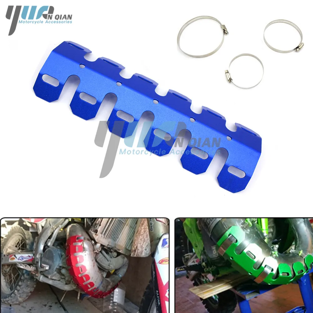 YUANQIAN Universal Motorcycle Exhaust Muffler Pipe Leg Protector Heat Shield Cover For mt 09 mt-09 mt07 mt-07 xmax 125 200 400 | Автомобили