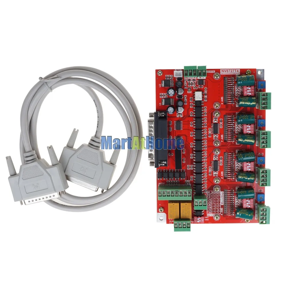 ЧПУ маршрутизатор 4-осевой платы управления шаговым двигателем и Карта драйвера