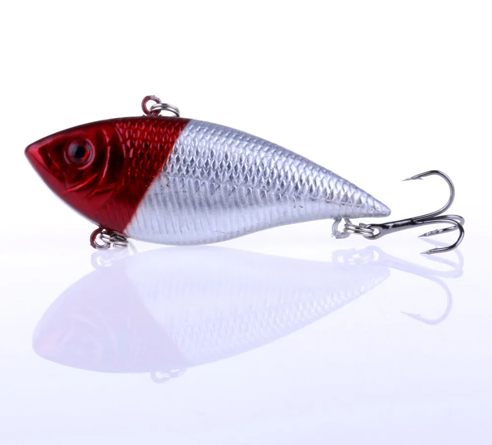 

Искусственные вибрирующие рыболовные приманки, 1 шт., 7 см, 11 г, 6 # крючки, Тонущая искусственная приманка для ловли басса, наживка, искусствен...