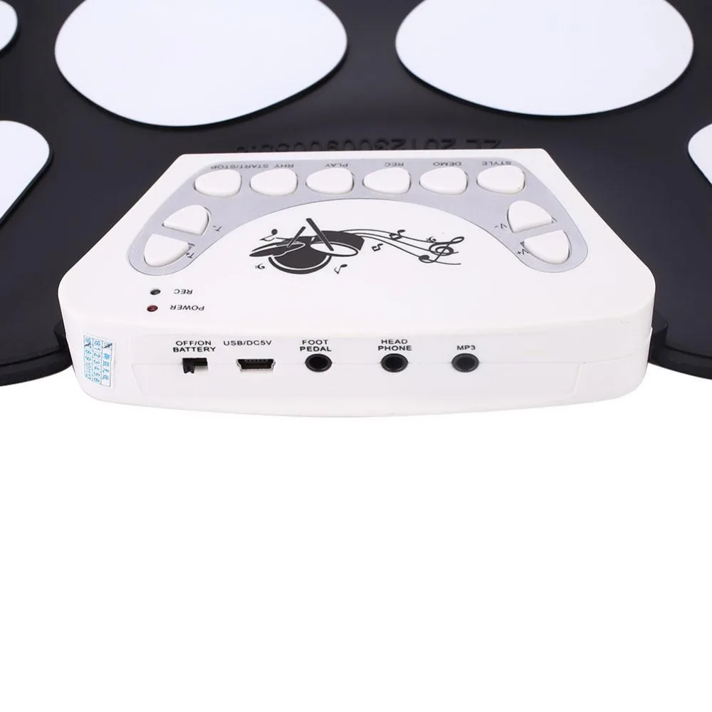 Складной портативный электронный барабан 6 шт./компл. USB детский подарочный набор