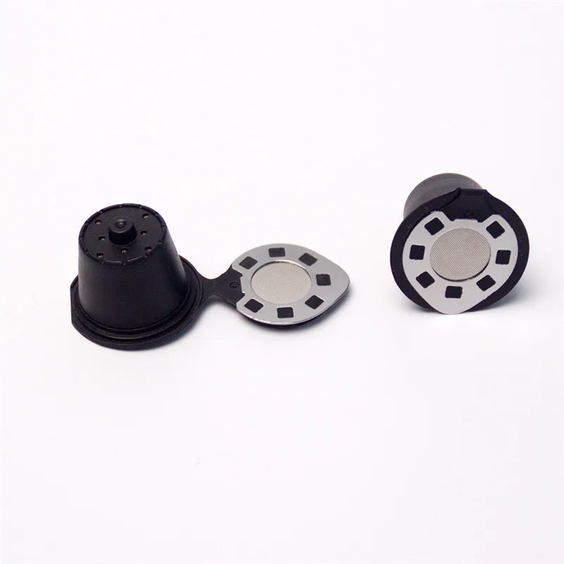 2/4 шт Серебряный и Золотой многоразовый кофе капсульный фильтр мягкие капсулы