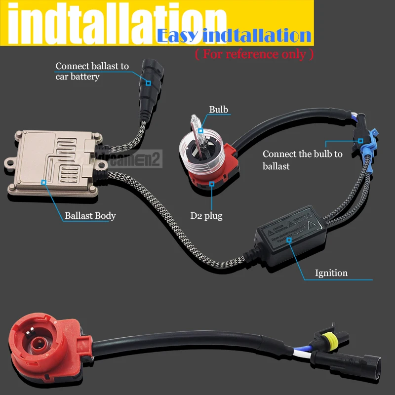 Buildreamen2 D2 D2S D2C D2R AC HID полный ксеноновый комплект балласт + лампа + провосветильник жгута 4300K 6000K 8000K 10000K 12 В автомобисветильник фара (art.: 7a6828ff4) - 7a6828ff4