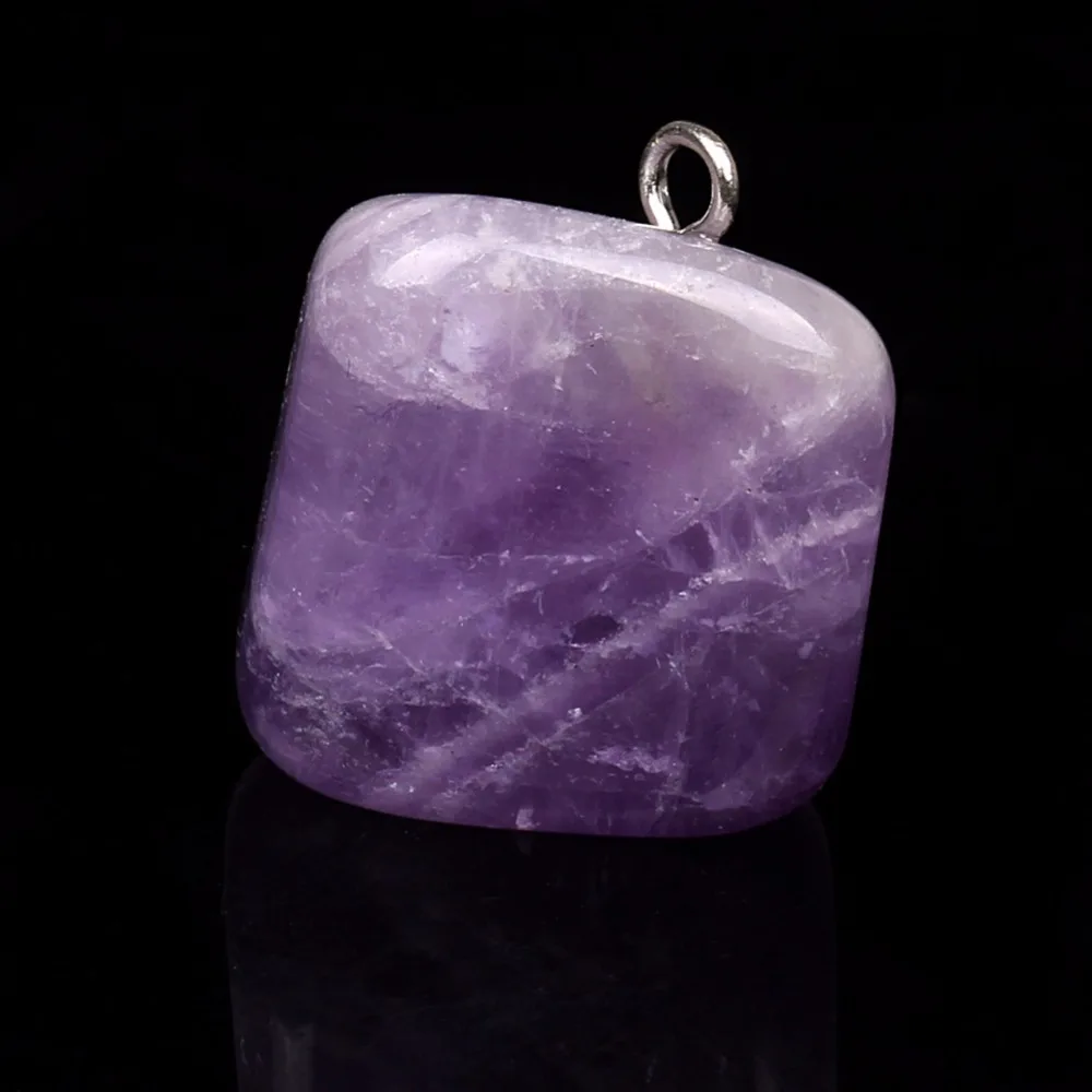 Натуральный тонущий Аметист Кварцевые камни целебные Кристаллы Подвеска Рэйки