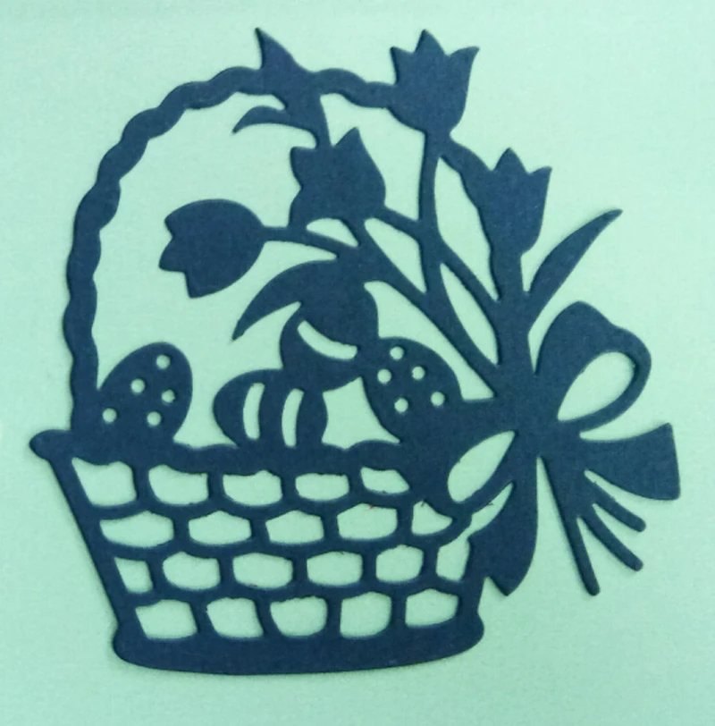 Ufurty Handcraft Metal Cutting Dies New 2019 Egg Easter Basket Embossing Die Stencil for DIY Scrapbooking Album Card Decorative | Дом и сад