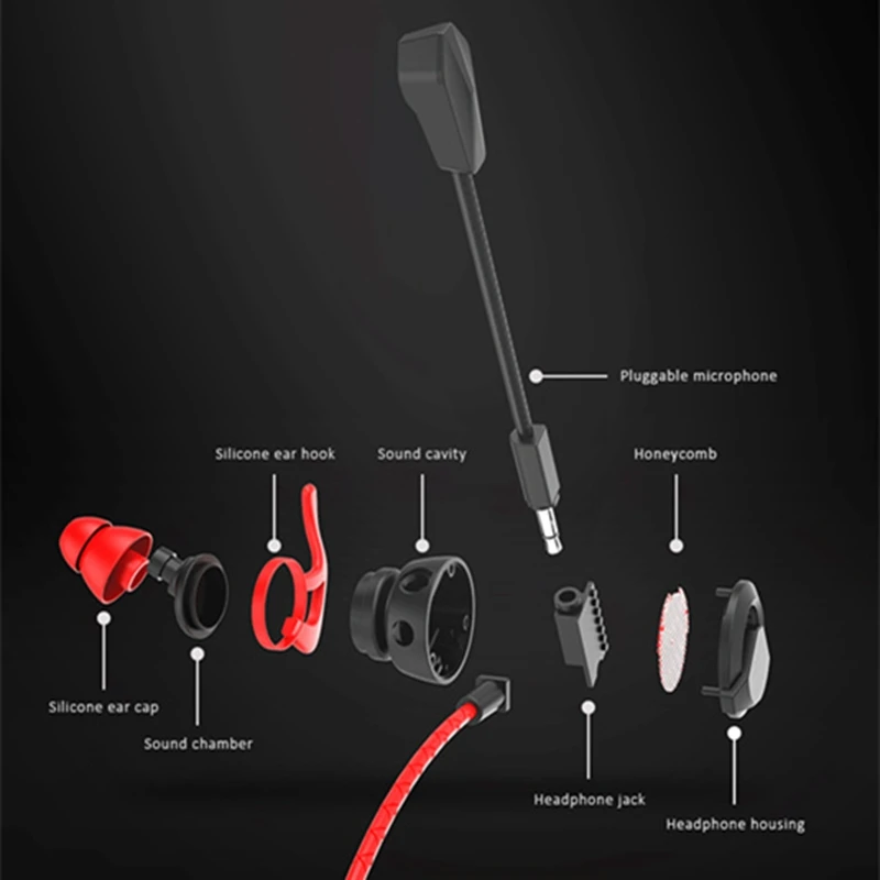 Игровые наушники с длинными микрофон HiFi Качество звука удобный наушник Ушные