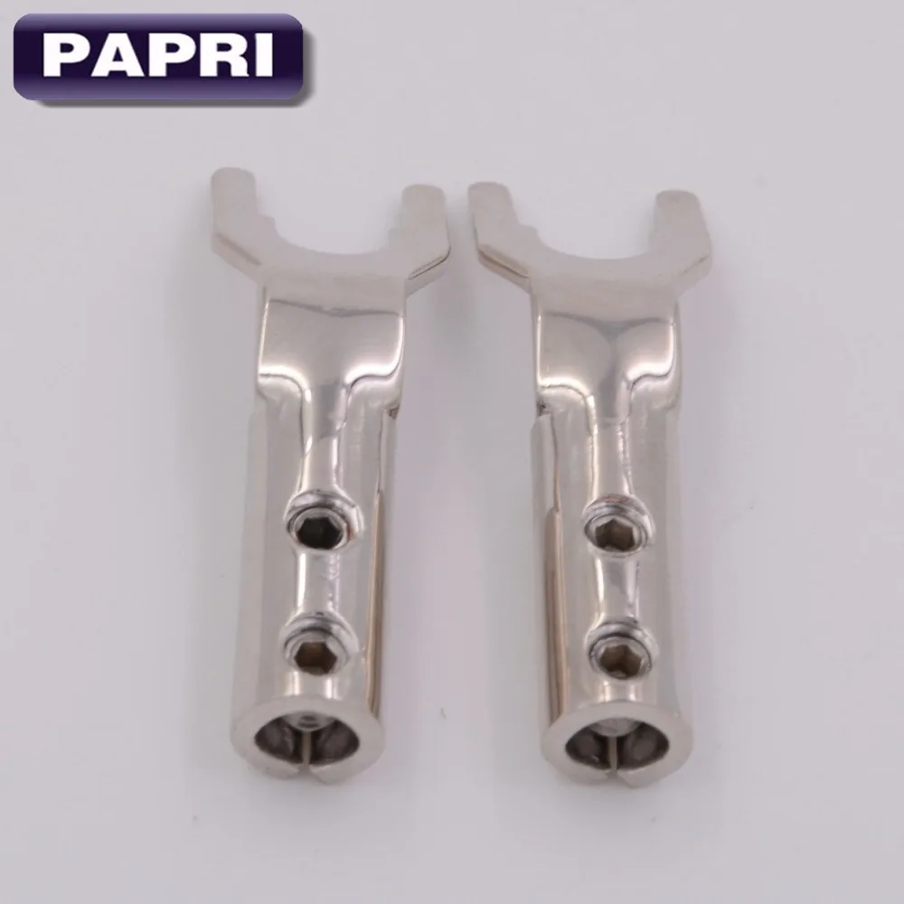 PAPRI EIZZ EZ-501 Платиновое Покрытие красная медь динамик Spade Y Plug аудио усилитель лот/4 шт