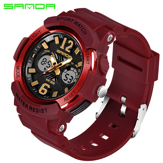Red Relojes Mujer,, модные женские часы, Роскошные, розовое золото, ультра тонкие, спортивные часы, женские кварцевые наручные часы, ремешок из смолы, женские часы - Цвет: Red
