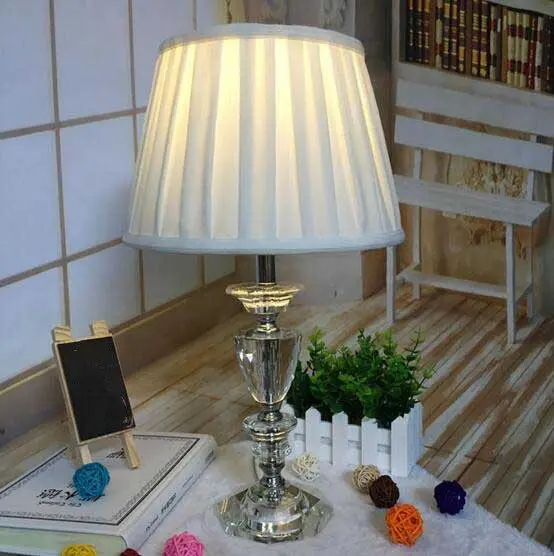 Кристалл Настольная лампа современный Винтаж Лампы для мотоциклов Классическая