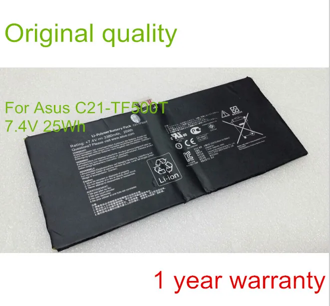 Original Laptop Battery For TF500 TF500T TF500D C11-TF500TD,C21-TF500T
