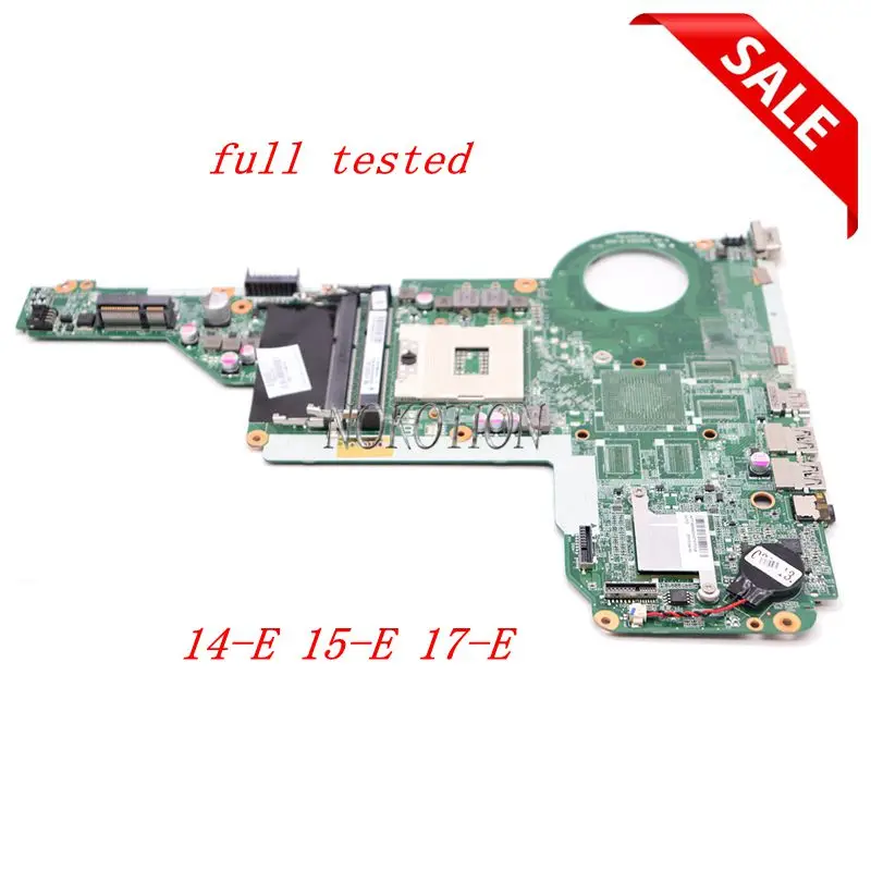 Материнская плата NOKOTION 713257 001 501 для ноутбука HP Pavilion 14 E 15 17 серии DA0R62MB6E1 HD4000