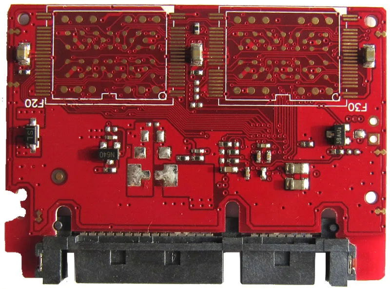 JMF605 контроллер SSD набор комплектующих для печатных плат SATA2 (3 Гбит/с) DIY Наборы 4-pad