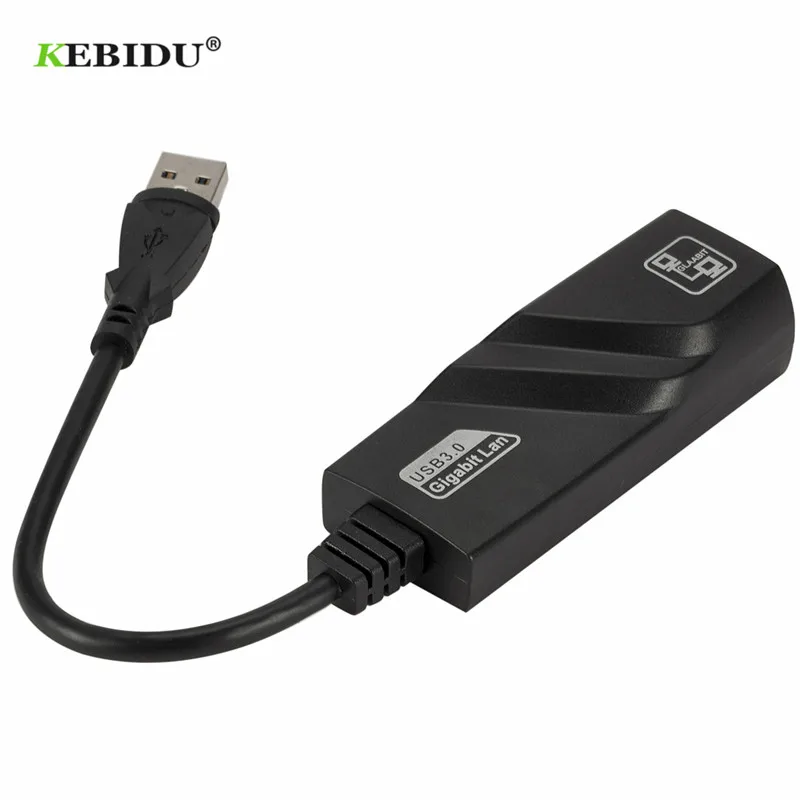 Сетевой адаптер KEBIDU USB 3 0/Gigabit Ethernet RJ45 LAN (100/1000 Мбит/с) высокоскоростной для MacBook Air