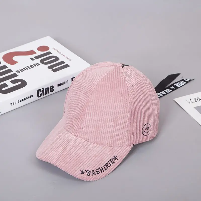 2018 Новинка корейской версии бейсболка моды улыбающееся лицо Кепка уточка ретро