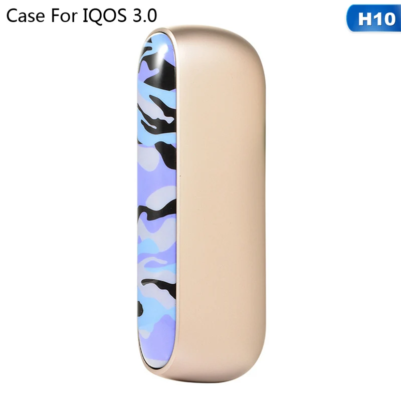 H10 Камуфляжный камень дизайн сменные магнитные колпаки Внешний чехол s боковая крышка чехол для IQOS 3 - Цвет: H10
