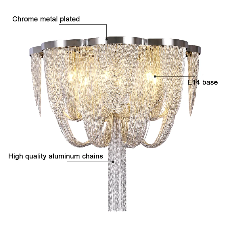 Bombilla LED incluida E14, lámpara colgante moderna de aluminio, para comedor, Hotel y dormitorio