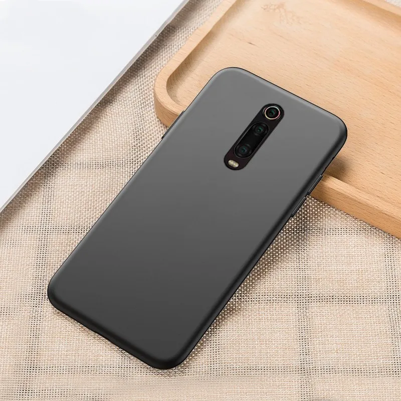 For Xiaomi Redmi K20 Pro Case Soft Silicone Matte Black Full Protection Cover TPU Phone Cases |