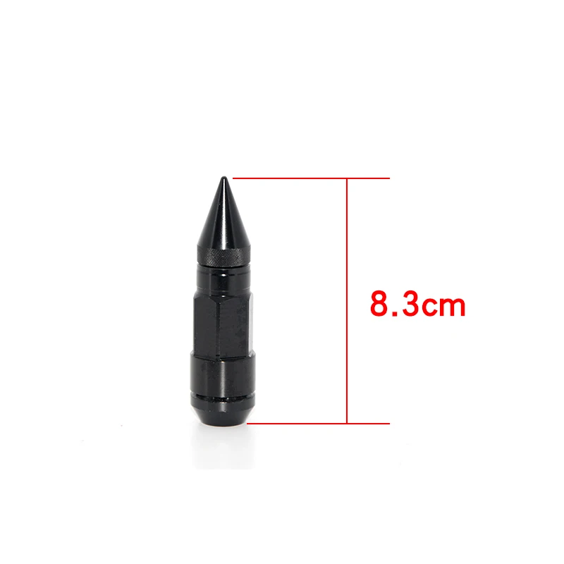 Стильные колесные гайки M12X1.5 20 шт. гоночная композитная гайка Противоугонная стальная блокировочная гайка болт с шипами