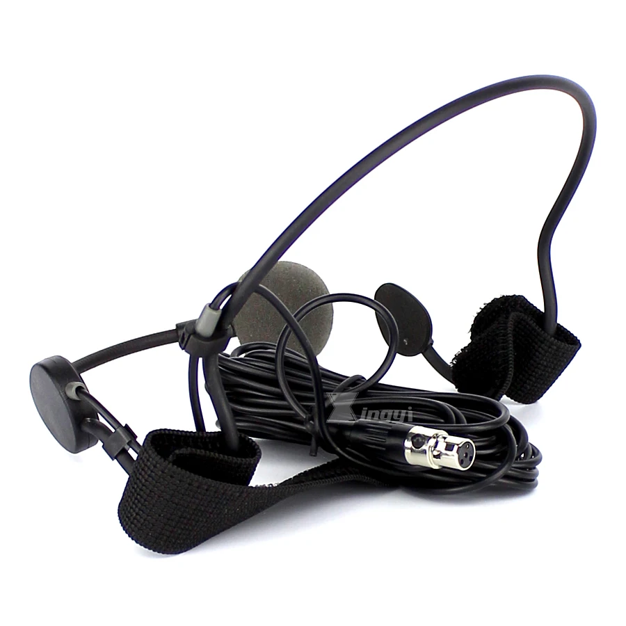 4 шт. гарнитура Mini XLR Pin TA4F с динамическим микрофоном для SHURE WH20TQG беспроводной