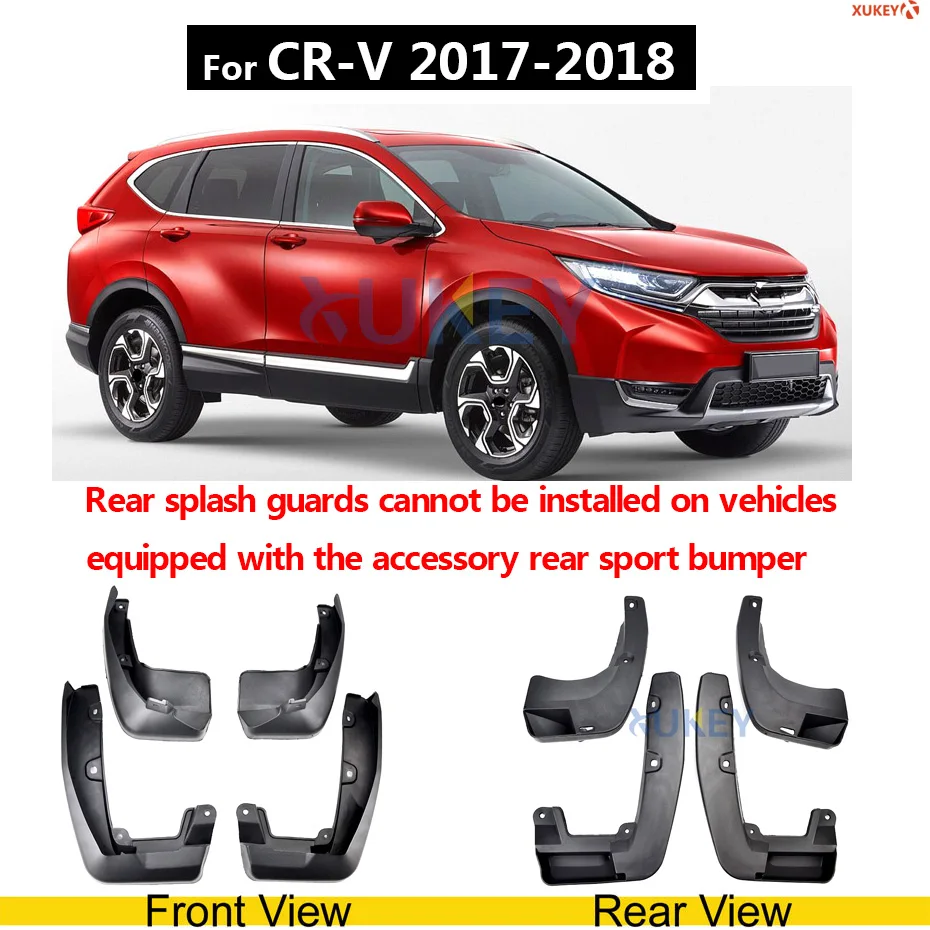 XUKEY 4x Автомобильные Брызговики для Honda FIT Jazz Civic Accord/евро HRV HR-V VEZEL CRV CR-V Брызговики