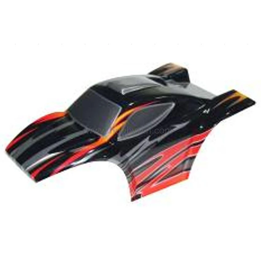 Деталь HBX 24210 BAJA корпус черный/красный для Haiboxing 1/24 RC модель багги Грузовик