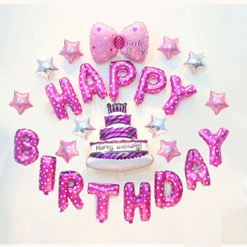 Новое поступление торт Фольга Воздушный шар с надписью и насосом для украшения