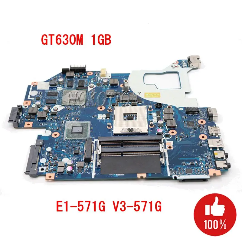 NOKOTION материнская плата для ноутбука ACER Aspire E1-571G V3-571G V3-571 NBY1X11001 Q5WV1 LA-7912P GT630M HM77 PGA989 DDR3