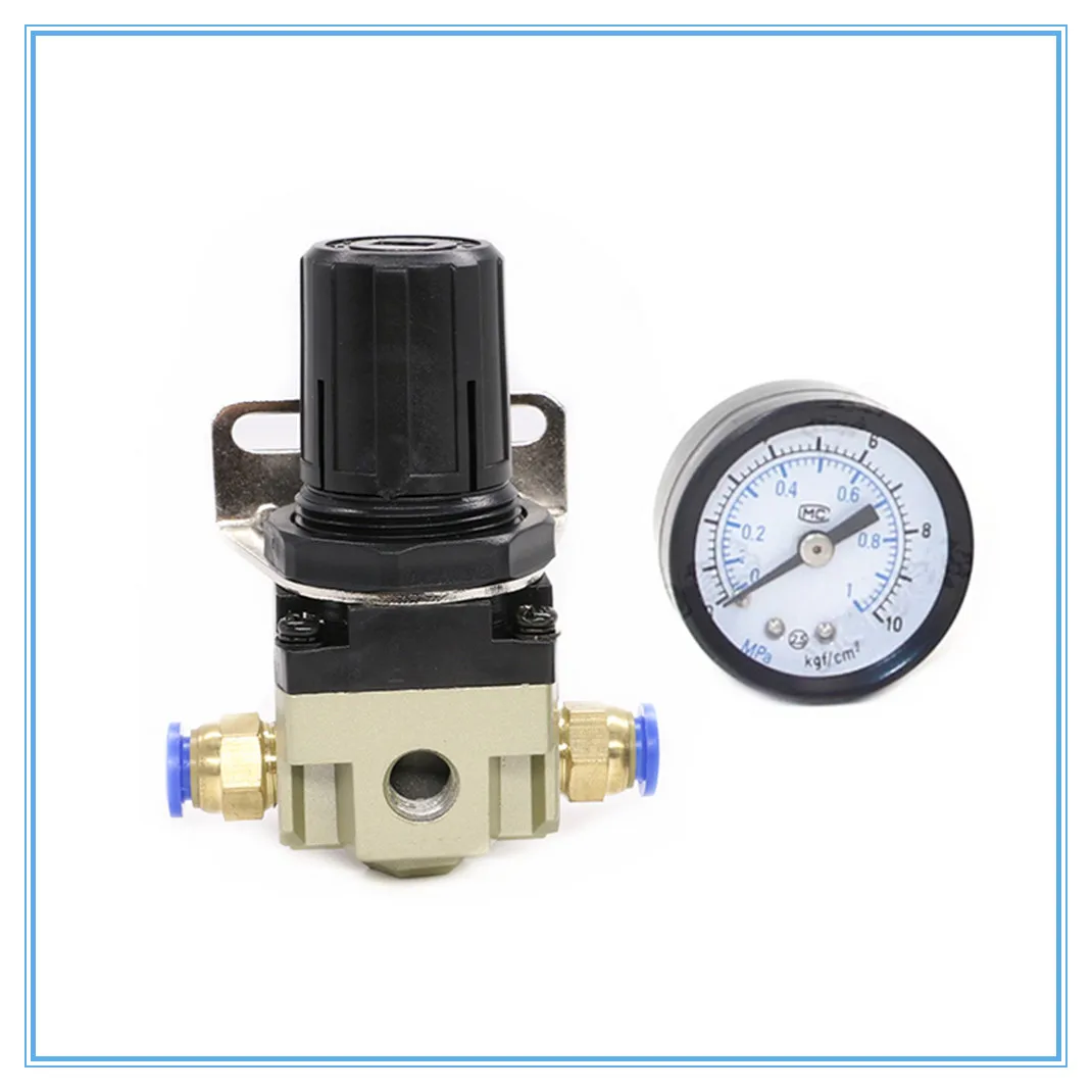 

AR2000-02 G1/4'' SMC Type Pneumatic air pressure regulator air treatment units W Fittings connector