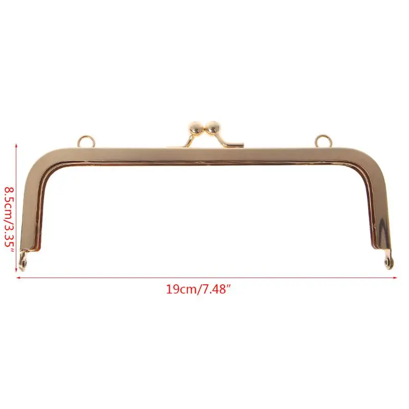 1 шт. металлическая рамка с застежкой в форме поцелуя для сумок кошельков