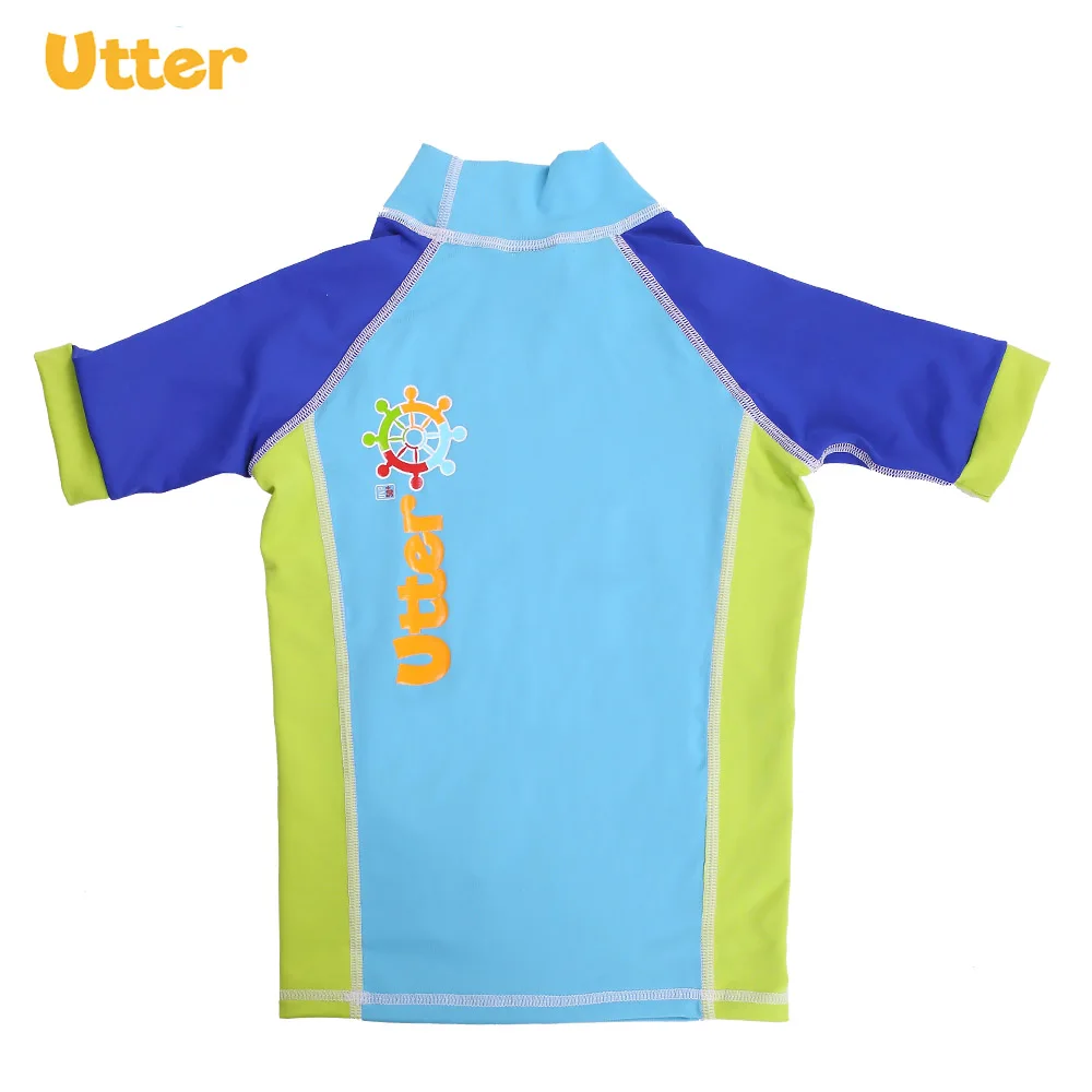 UTTER UPF50 + детская одежда из мультфильма футболка с коротким рукавом купальник