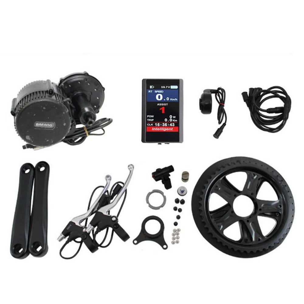 Bafang двигатели для электровелосипедов BBSHD03 48 в 1000 Вт 8fun/bafang мотор BBSHD03 середине кривошипно двигателя с цветным дисплеем для снежной погоды с крупными покрышками для езды
