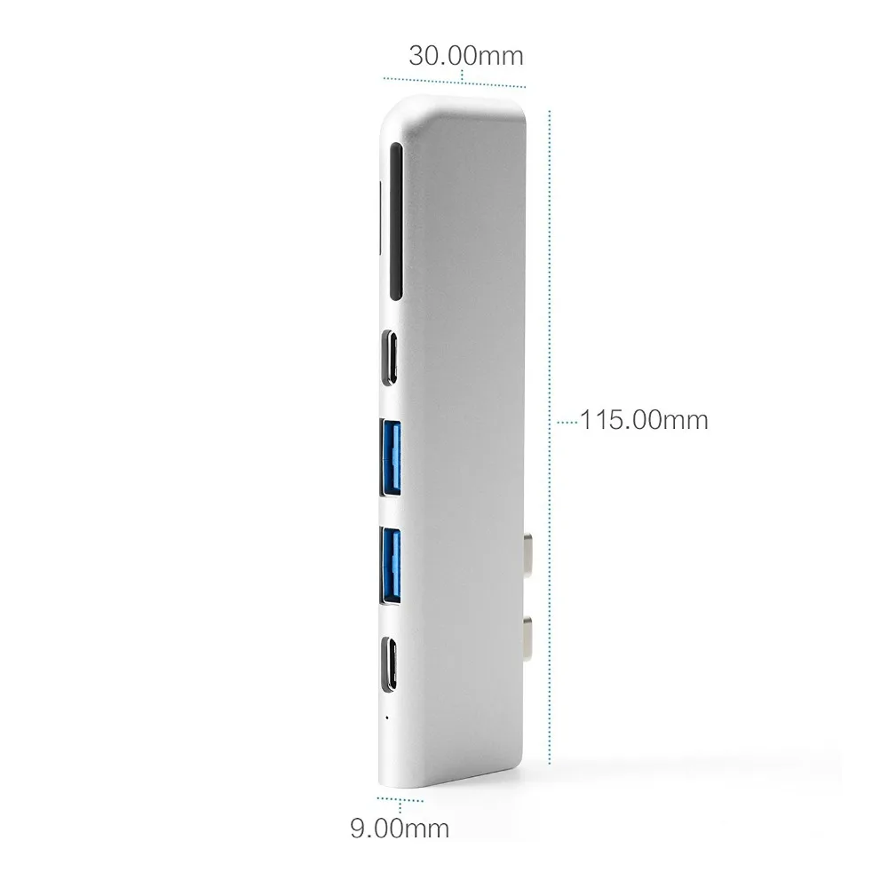 Мультипортовый адаптер MINIX NEO для зарядки Thunderbolt 3 с 2 портами USB 0 и выходом HDMI usb хаб