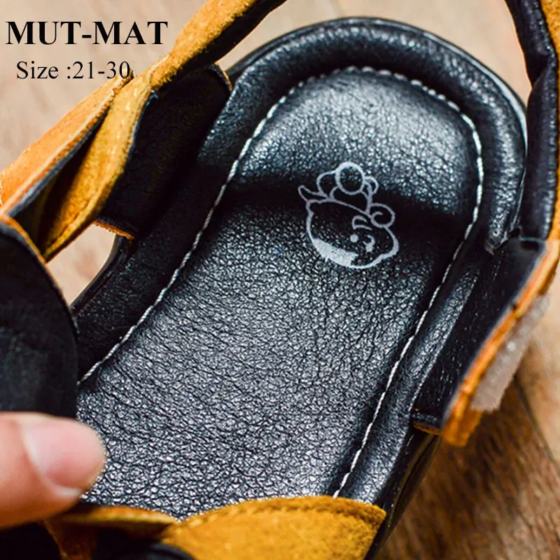 Детская обувь детская кожаная праздничные незаменимые пляжные сандалии с мягкой