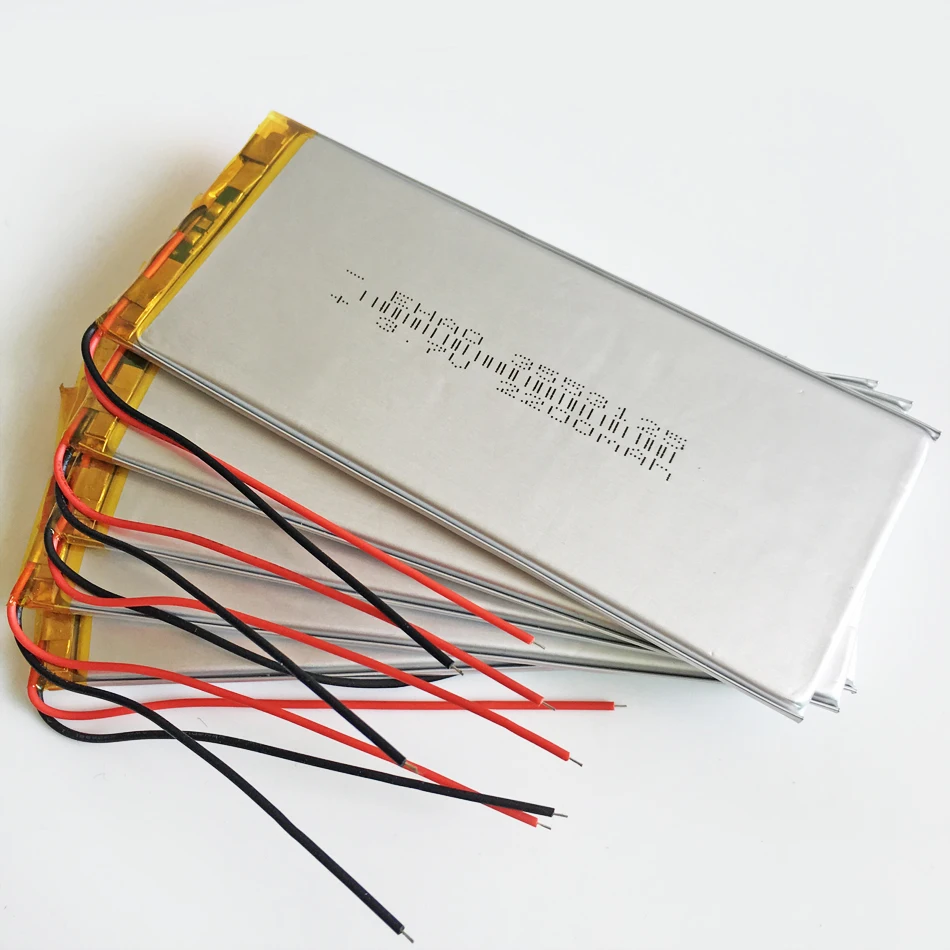 

5 pcs 3.7V 2200mAh 3553125 Lithium Polymer Li-Po Rechargeable Battery For Mp4 GPS PSP PAD E-Book tablet pc power bank