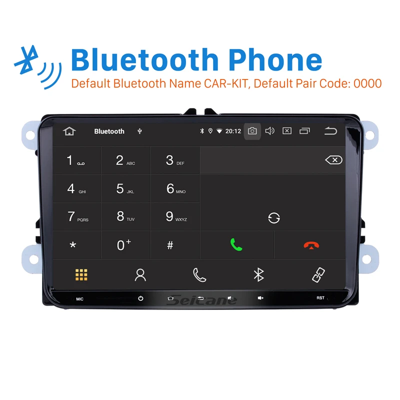 Seicane 2DIN Android 9,0 gps мультимедийный плеер Автомобильный Радио для VW Golf Polo Passat Touran T5 Cupra сиденье Toledo Leon Skoda Octavia