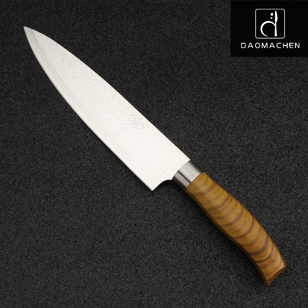 2017 экспорт кухонный нож шеф повара 7 дюймов из нержавеющей стали мясницкий