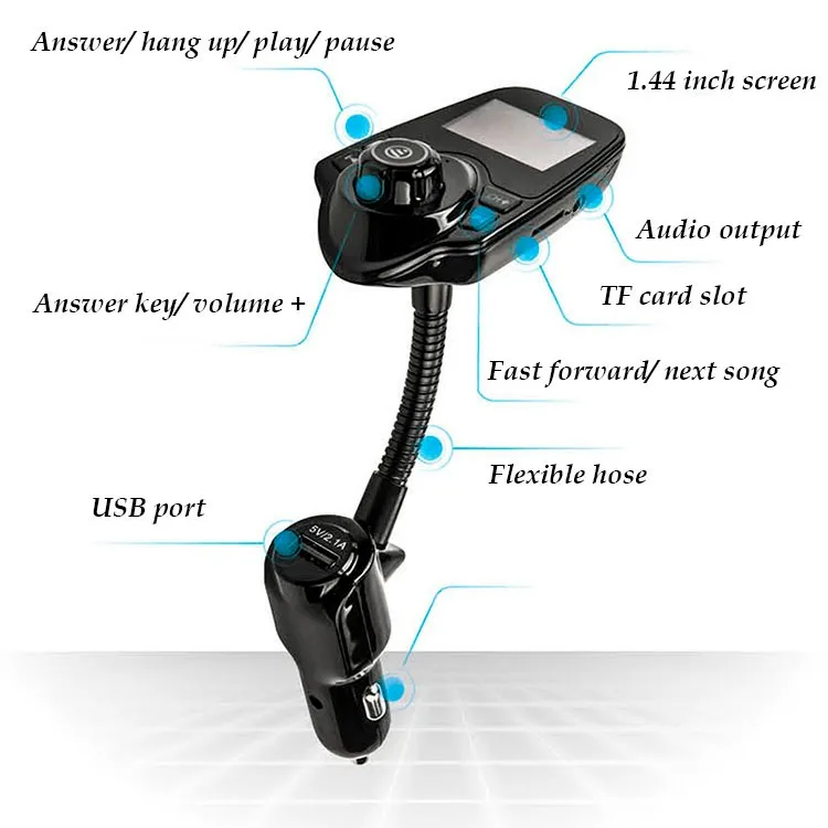 FDOMAIN новый большой экран авто беспроводной bluetooth автомобильный комплект