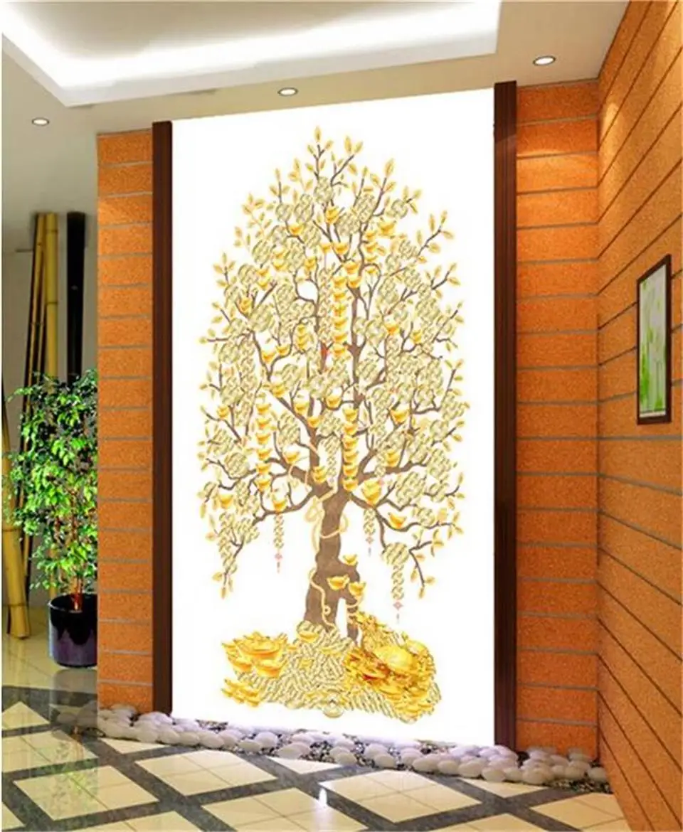 3d обои для комнаты крыльцо на заказ фотообои золотое дерево pachira macrocarpa картина