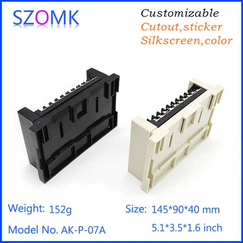 Настенное крепление Электрический пластиковая коробка (4 шт.) 145*90*40 мм din project box PLC