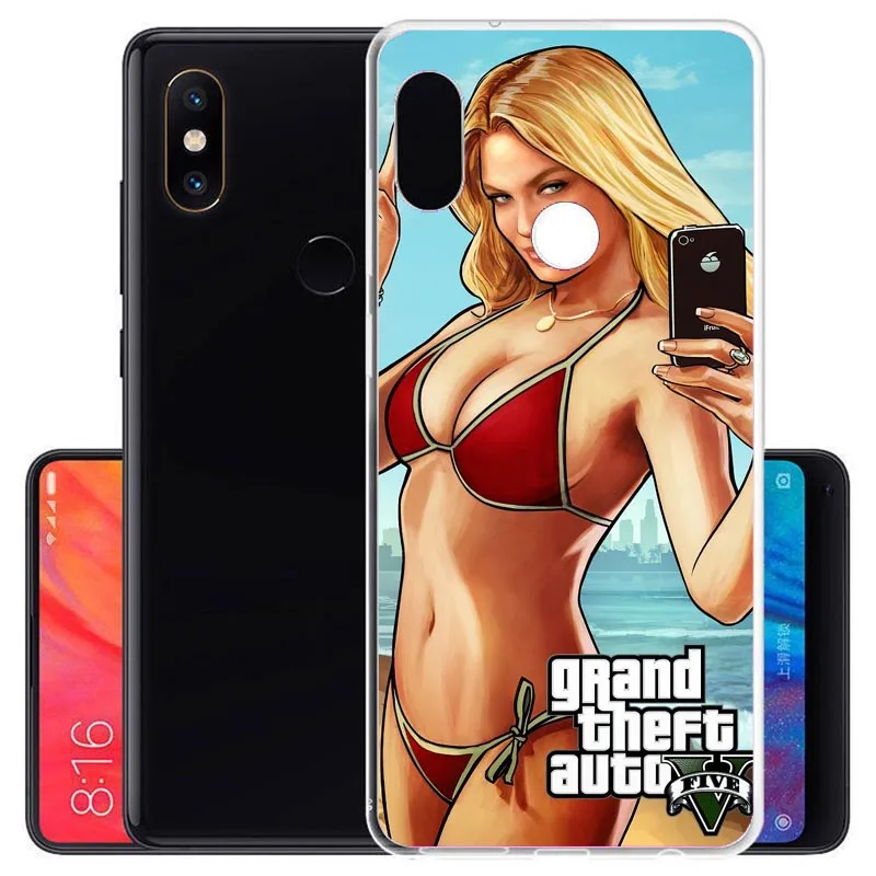 Чехол для телефона Grand Theft Auto GTA V из мягкого силикона и ТПУ Redmi NOTE5A NOTE5 Pro Xiao mi 8