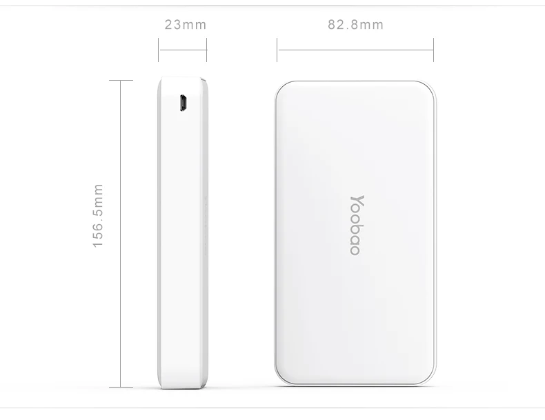 Yoobao M16 16000 мАч павер банк портативная зарядка устройство 2 USB быстрое зарядное устройство портативное Внешнее зарядное устройство для Xiaomi Mi iPhone