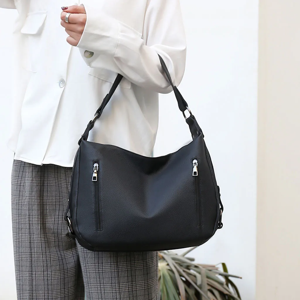 Женская сумка модные сумки однотонные кожаные через плечо для женщин B30Z|Сумки с