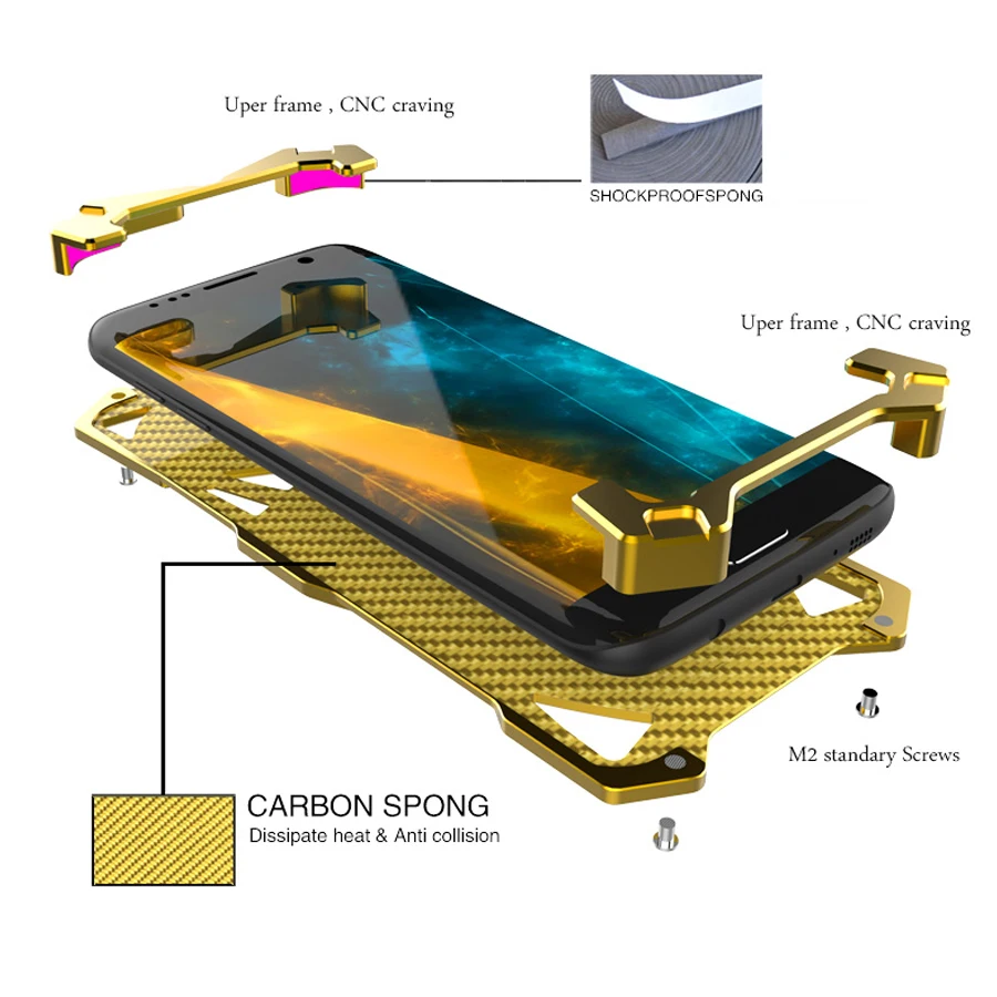 Simon Thor 2 0 II Железный человек для samsung galaxy S8 чехол металлический авиационный